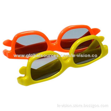 Children's Passive Polarized 3D Glasses, Export to Worldwide for Overseas Distributor and Retailer